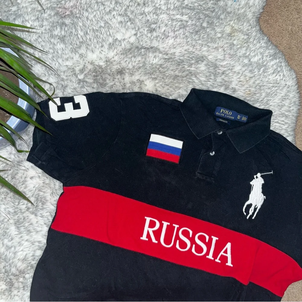 Polo Ralph Lauren ロシア ポロシャツ flexwitme Polo Ralph Lauren Russia Chief Keef Polo | Depop